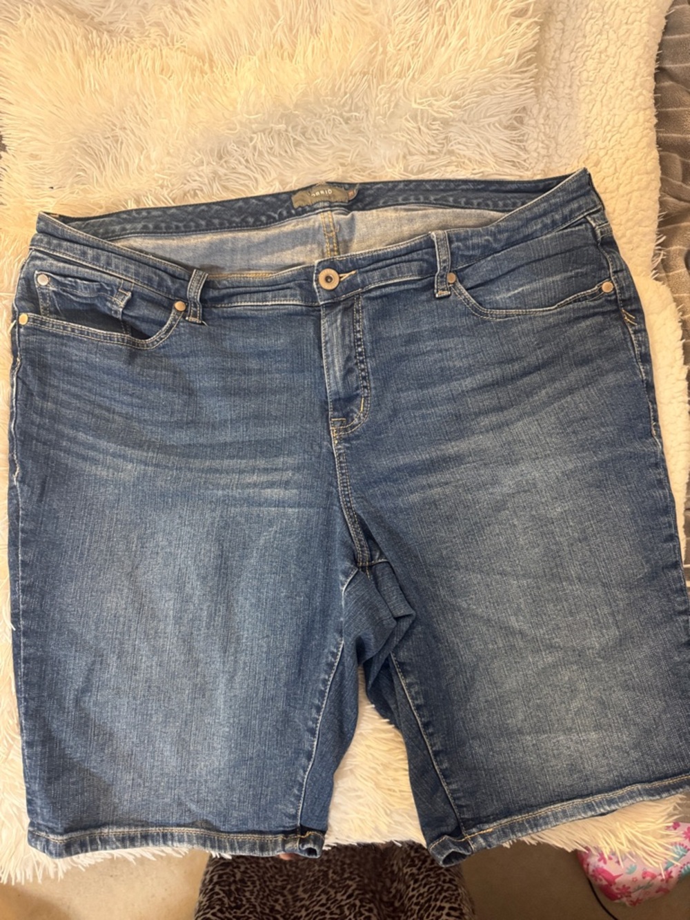 Blue Women’s Denim Shorts - Classic Mid Wash